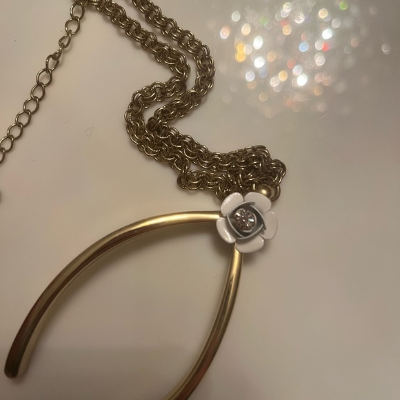 Betsey Johnson Dream Of Betsey Large  Wishbone Pendant DB10 - Picture 4 of 5